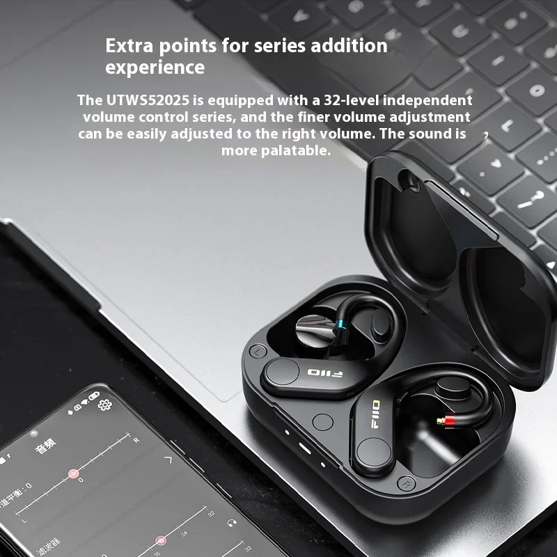 FiiO UTWS5 2025 Wireless Bluetooth Ear Hook Earphones Amp for Iems