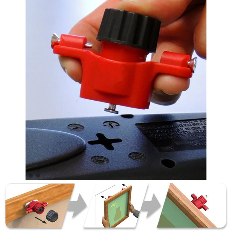 Saker Keyhole Slot Mark Tool Screw Hole Locators Drilling Keyhole