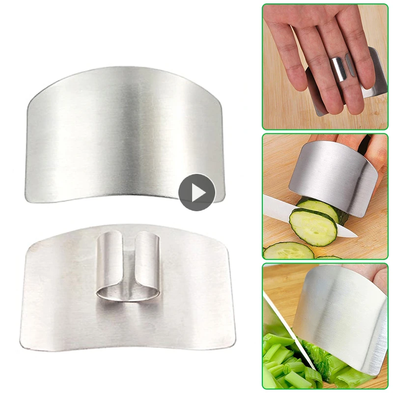 8Pcs Finger Hand Protector Guard Vegetable Cut Kitchen Safe