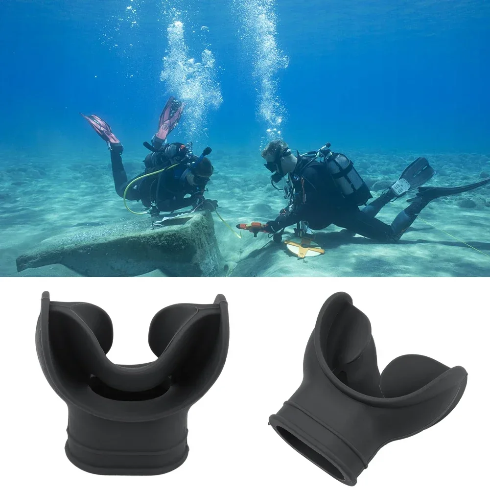 Diving Snorkel Octopus Regulator Bracket Silicone Scuba Diving Snorkel Regulator Silicone Mouthpiece Bracket Holder Swimming Equipment