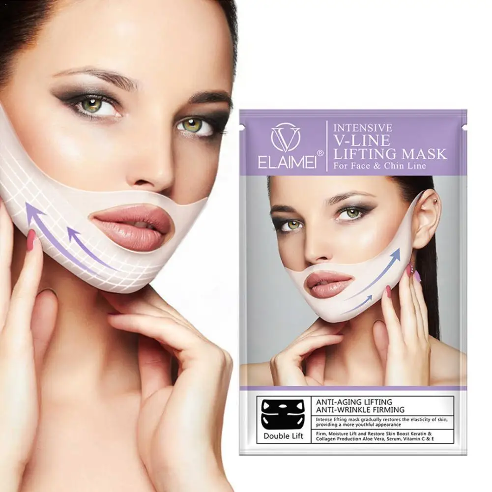 

V Shape Face Lifting Mask Slimming Mask for Double Chin Remover Slim Lift Shaper Anti Wrinkle Strap Tool Women Facial Colla X1T3