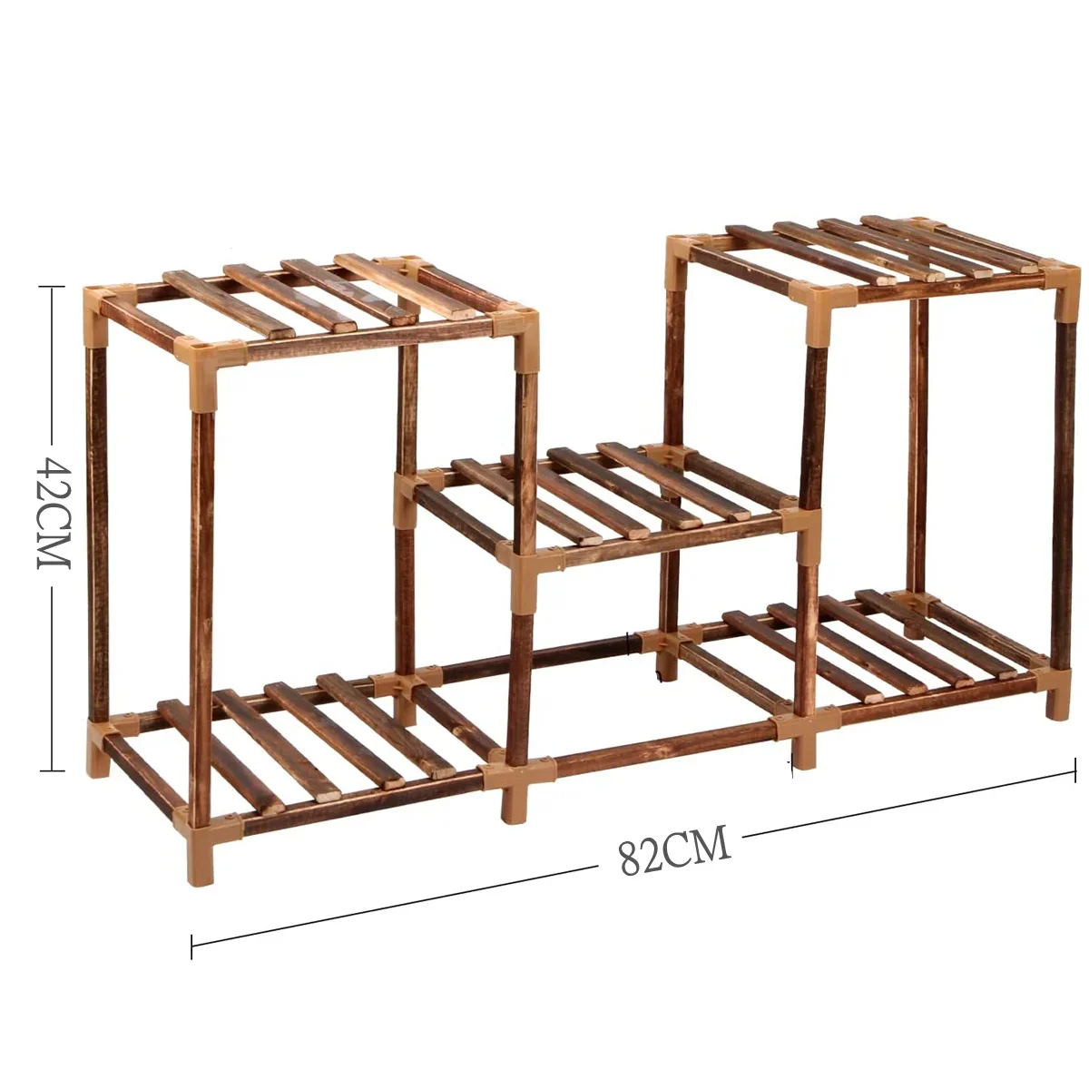 Wooden Flower Shelf 4/5-Shelves Plant Stand