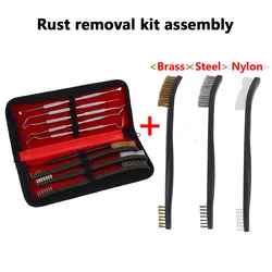 Enhanced Gun Cleaning Kit - 9 - Piece Set for Comprehensive Maintenance and Hunting Accessories (A B)