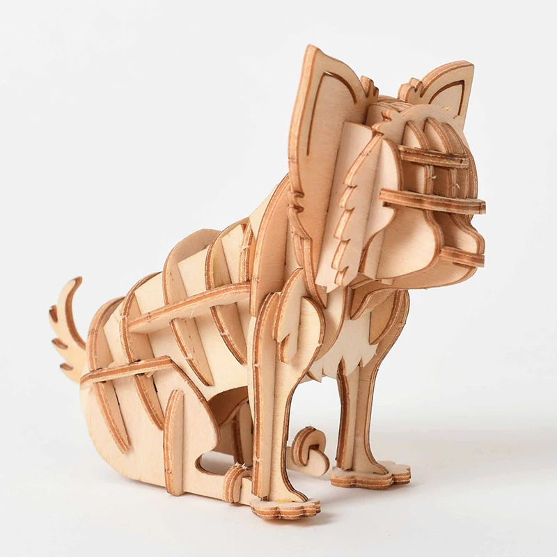 3D Wooden Puzzles to Assemble Model Building Kits 2