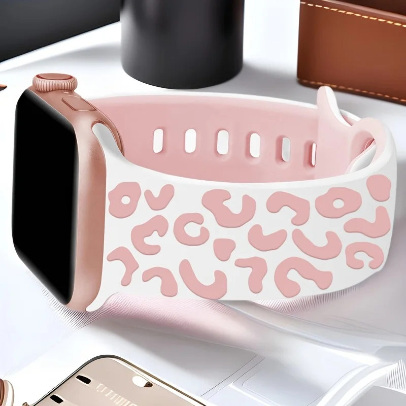 Leopard Engraved Strap