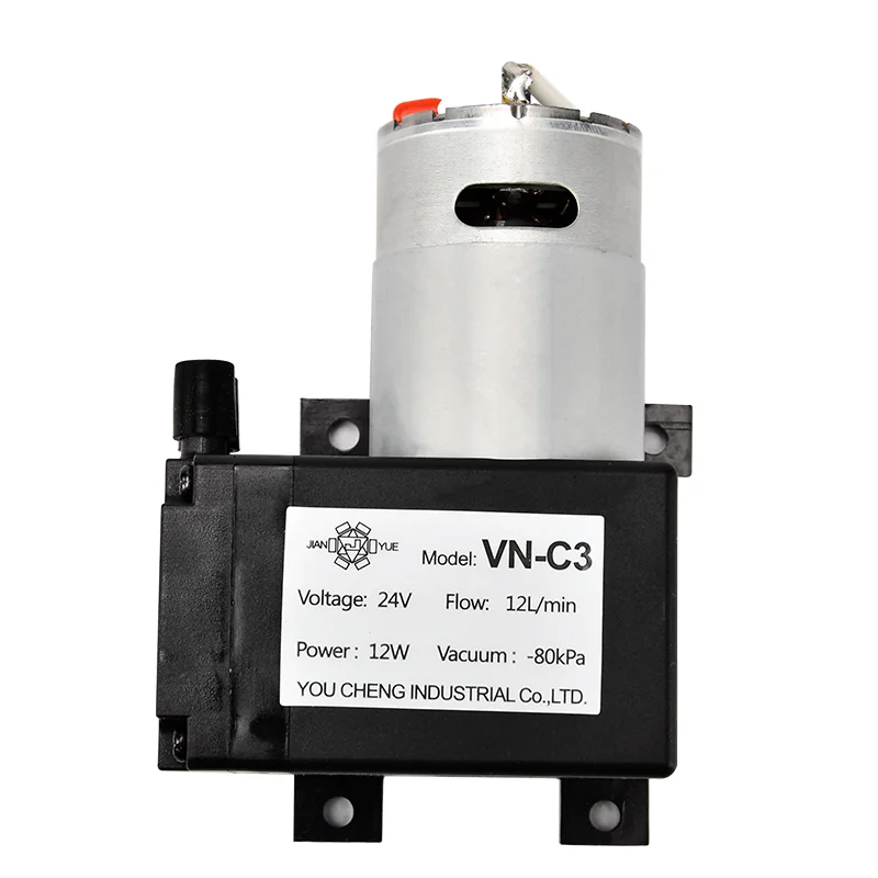 Petit mini VN-C1 de pompe à vide d'air du diaphragme 12v/24v de CC