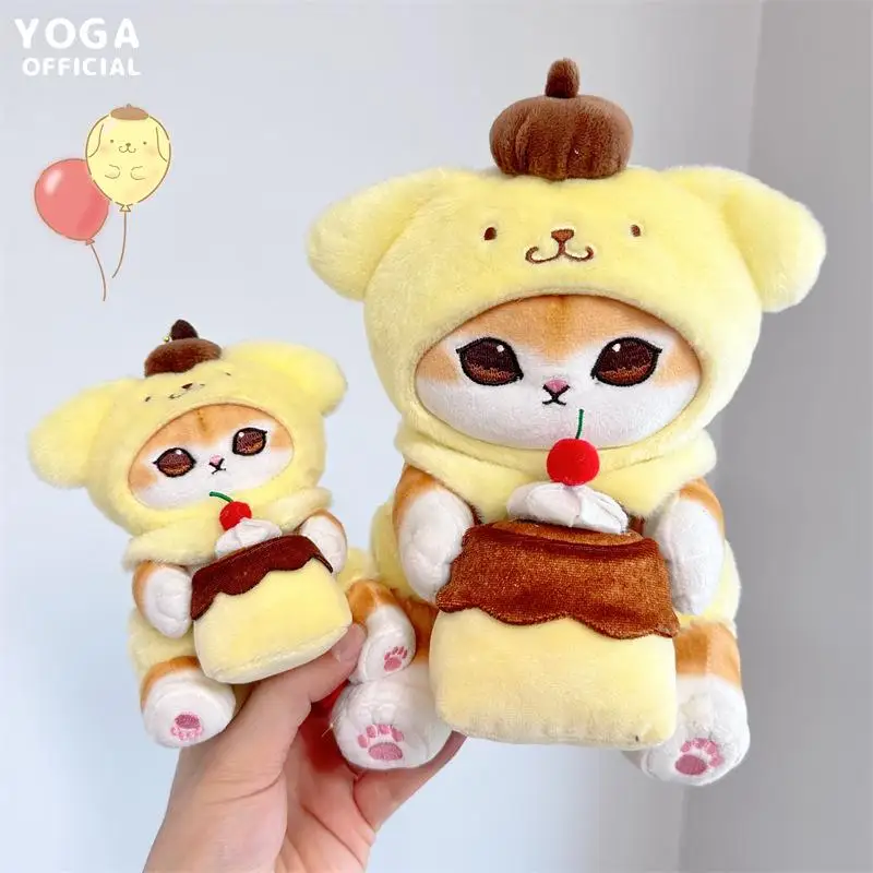 Sanrio Plush Toys Kawaii Cute Kuromi Hangyodon Anime Hello Kitty Crossdressing Mofusand Japanese Cartoon Dolls Gifts To Children