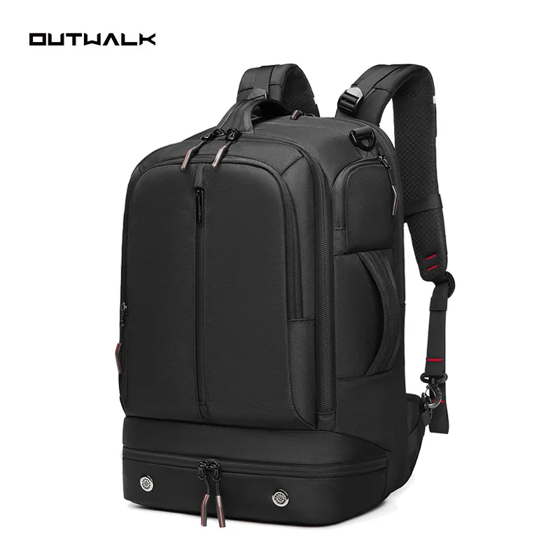 

Men Larger Capacity Backpack Business Notebook Bagpack Waterproof Light Multifunctional Travel Luggage Storage Knapsack Shoe Bag