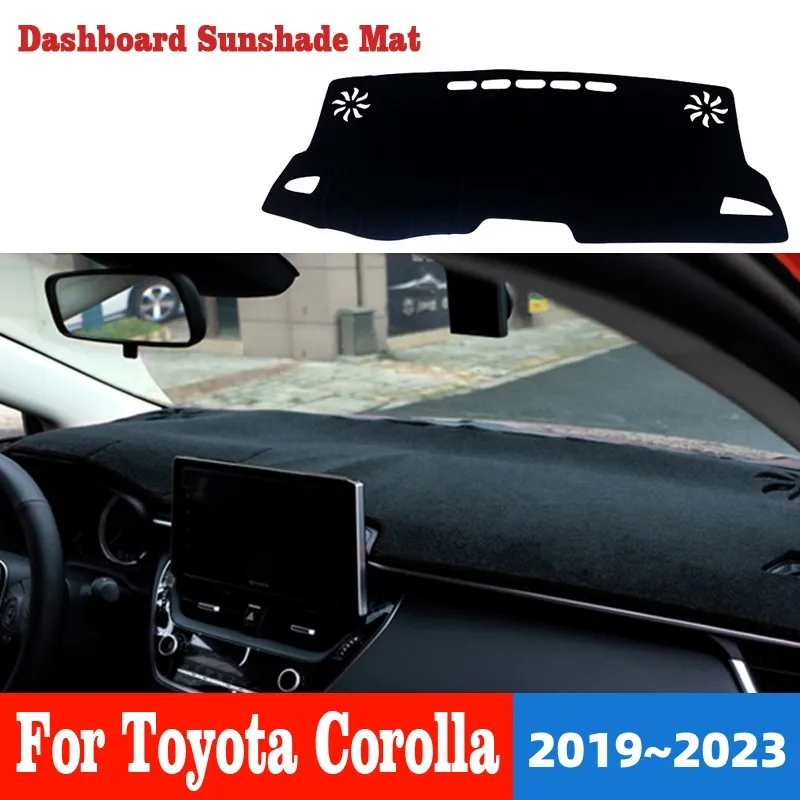 Deluxe Non-slip Dashboard Cover Mat with Sun Shade Protection