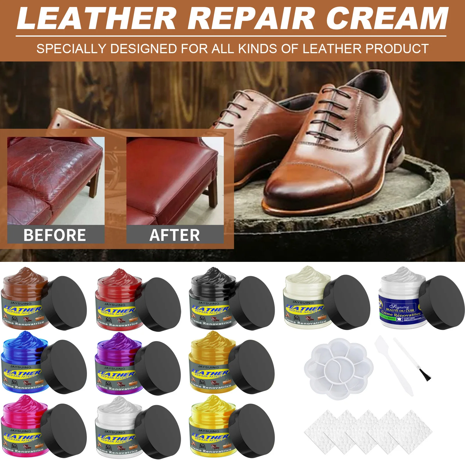 Shoe Polish Leather Car Seats Leather Repair Cream Shoes Cream