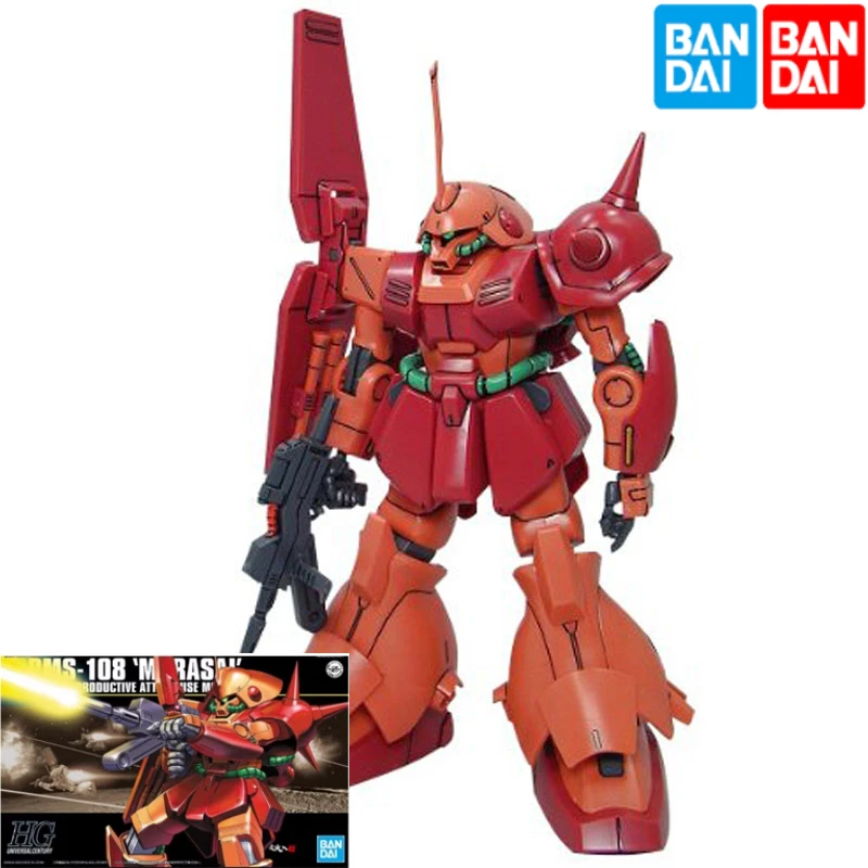 

Bandai Gundam 57952 HGUC 052 1/144 RMS-108 Marasai Original Puzzle Model Toys Collectible Gifts