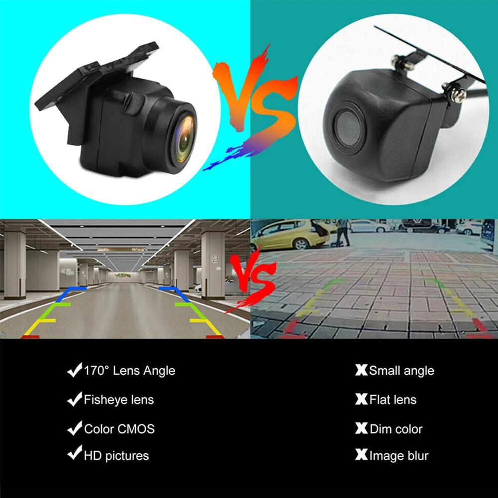 720P AHD Car Rear View Camera 170 Degree Lens Night Vision Vehicle Backup Reversing Camera Vehicle Rear View Reverse Camera