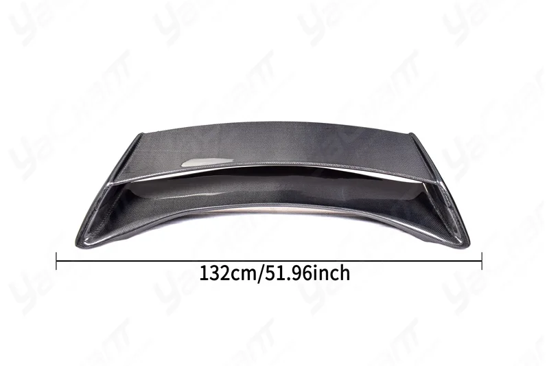 

Car Styling CF Full Carbon Fiber Rear Spoiler w/ Break Fit For 2009-2016 370Z Z34 AS Style Rear Spoiler Wing