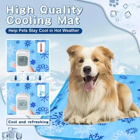 Cat Cooling Mat Water Injection Dog Mat Durable Leakproof Ice Pad Keep Puppy Dogs Cats Cool Summer Outdoor Indoor for All Pets 4