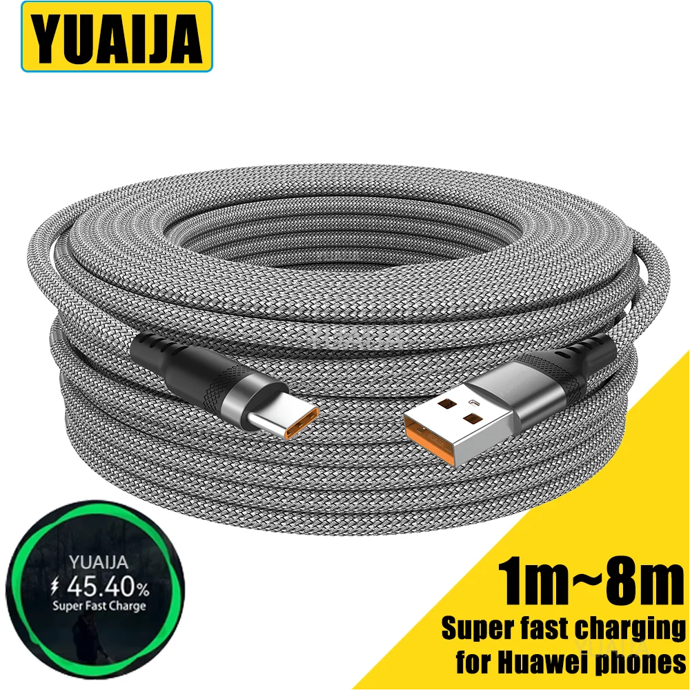 5-Meter USB TYPE C Super Fast Charge Cable for Huawei USB C 3m 8-Meter Extended Charge Cable for Samsung Xiaomi Camera OnePlus BEST SELLERS 5-Meter USB TYPE C Super Fast Charge Cable for Huawei USB C 3m 8-Meter Extended Charge Cable for Samsung Xiaomi Camera OnePlus BEST SELLERS