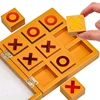 Unique Gift Classic Wooden Tic Tac Toe XOXO Best Strategy Board Games for Adults And Kids Juegos De Mesa Familiares Divertidos 6