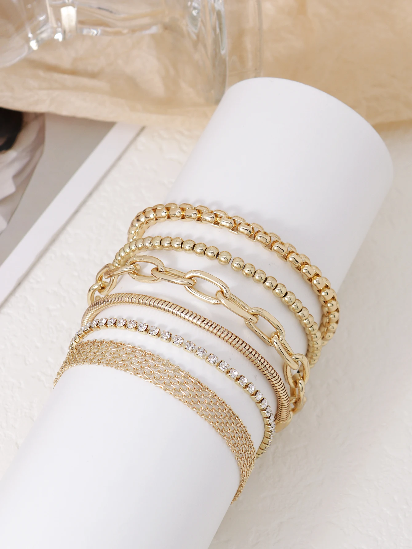 Steampunk Style Six Chain Bracelets for Women