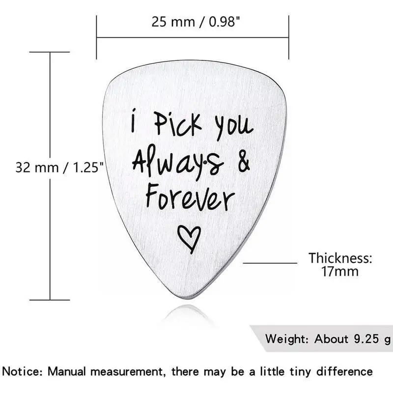 Titanium Steel Carved Guitar Pick Bass Guitar Accessories Electric Acoustic Ukulele