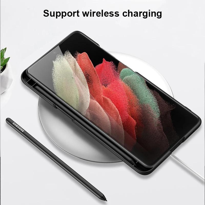 For Samsung Galaxy S21 Ultra Case Ultra Slim with Stand For