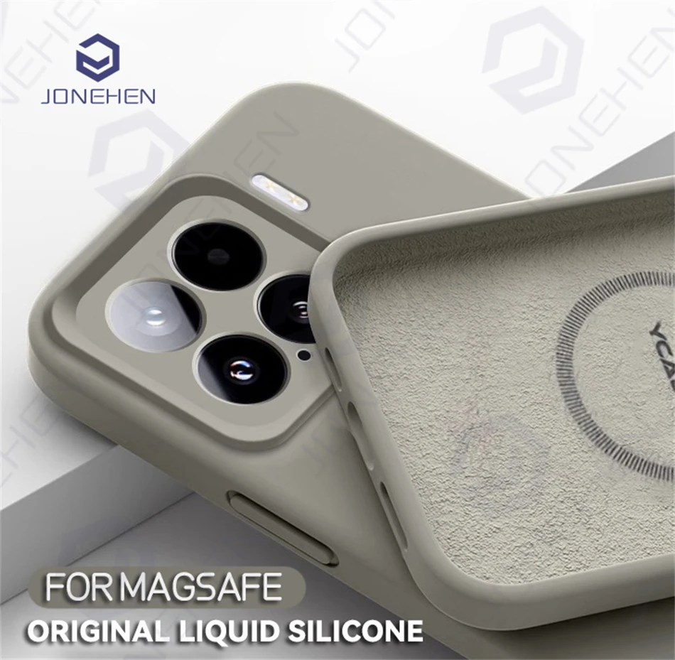 Enhanced Liquid Silicone Magnetic Shockproof Phone Case