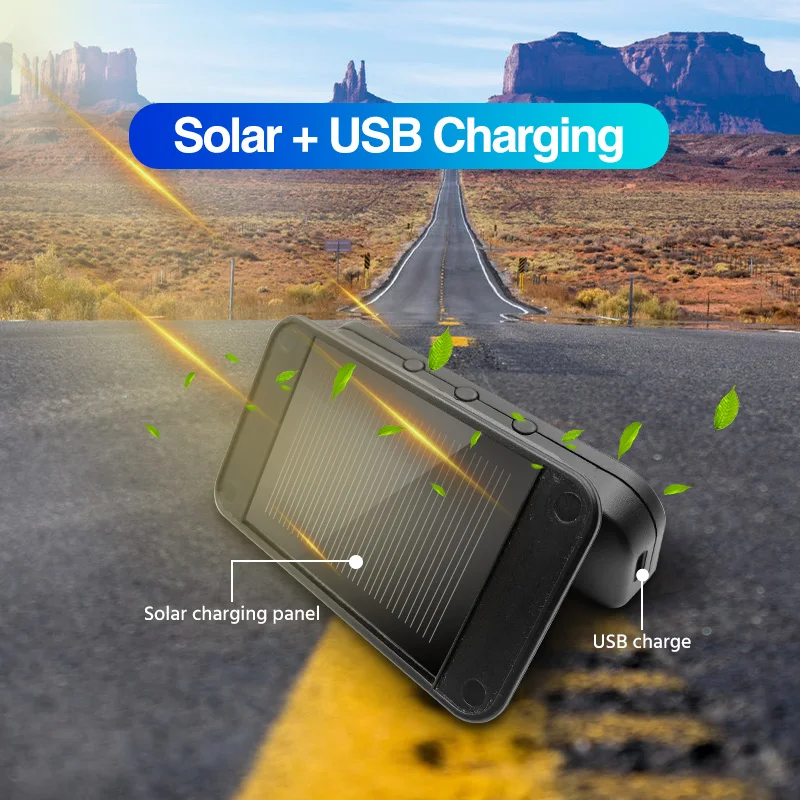 E-ACE K07 TPMS Tire Pressure Monitoring System Solar Energy And USB Charging 4 Sensors Monitor Tire Pressure And Temperature