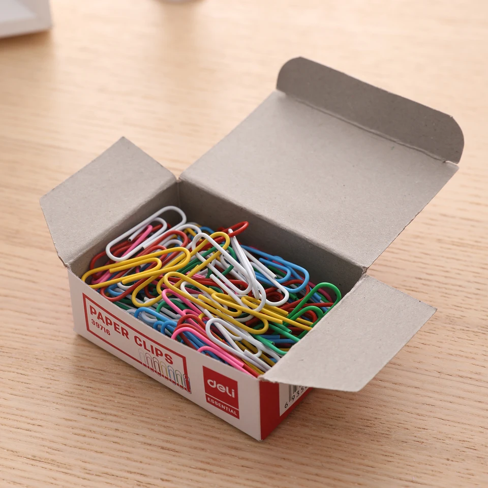 Multi-coloured Paper Clips (6pcs), Strong Grip, Vibrant Colors – Soni Officemate - View #10