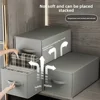 Storage and Organizing Box, Wardrobe Storage Drawer, Multi-purpose Storage Box for Clothes and Pants, Clothing Storage Cabinet 2