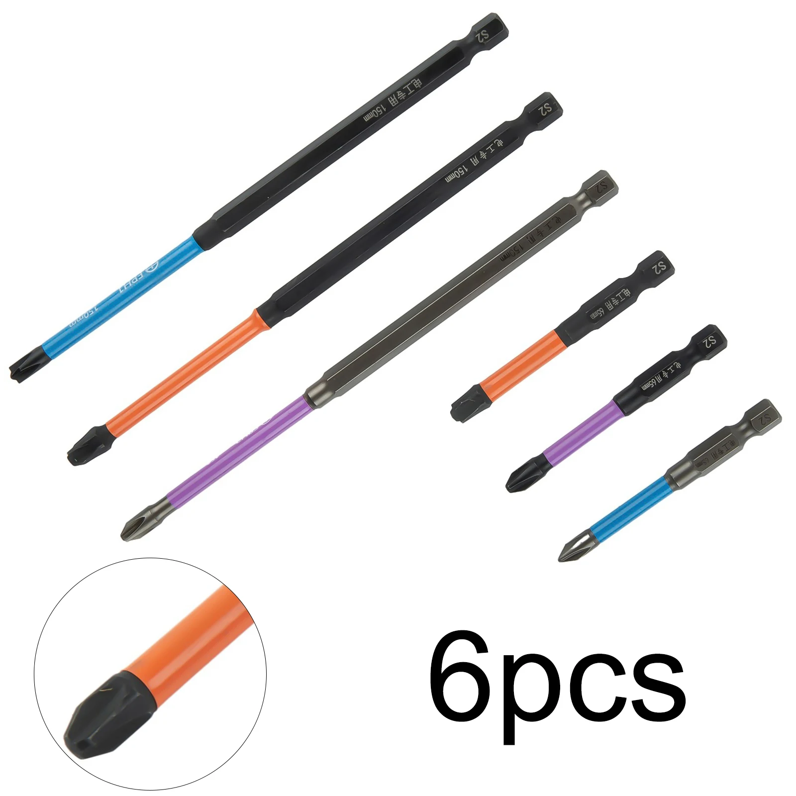 

Brand New Screwdriver Bit Slotted Cross Hand Tools Rust Proof Spare Parts Special 65mm+150mm Alloy Steel Durable