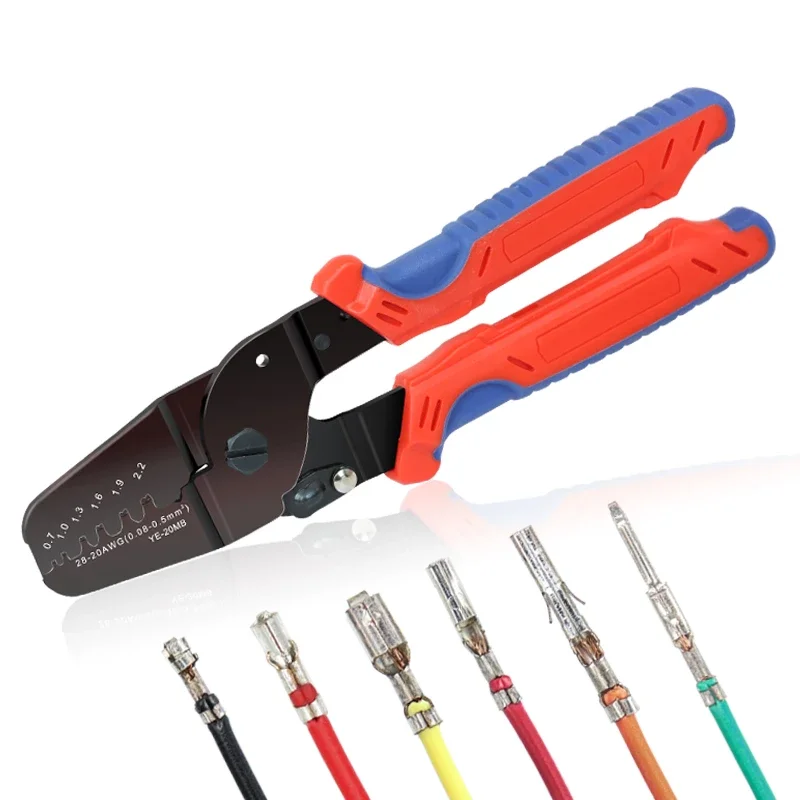 Amphenol Crimper Pliers - Carbon Steel Mini Crimping Tool For Jst, Dupont, Tyco Terminals