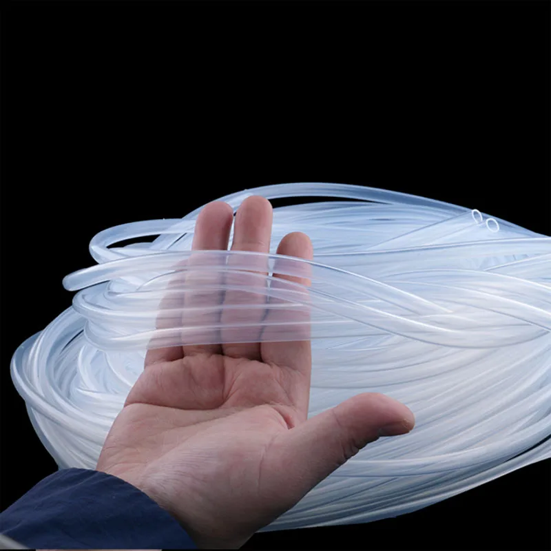 5-10M/roll Food Grade Transparent Silicone Hose ID 0.3 0.4 0.5 0.6 0.8 1 2 3 4 5 6mm Flexible Nontoxic Silicone tube