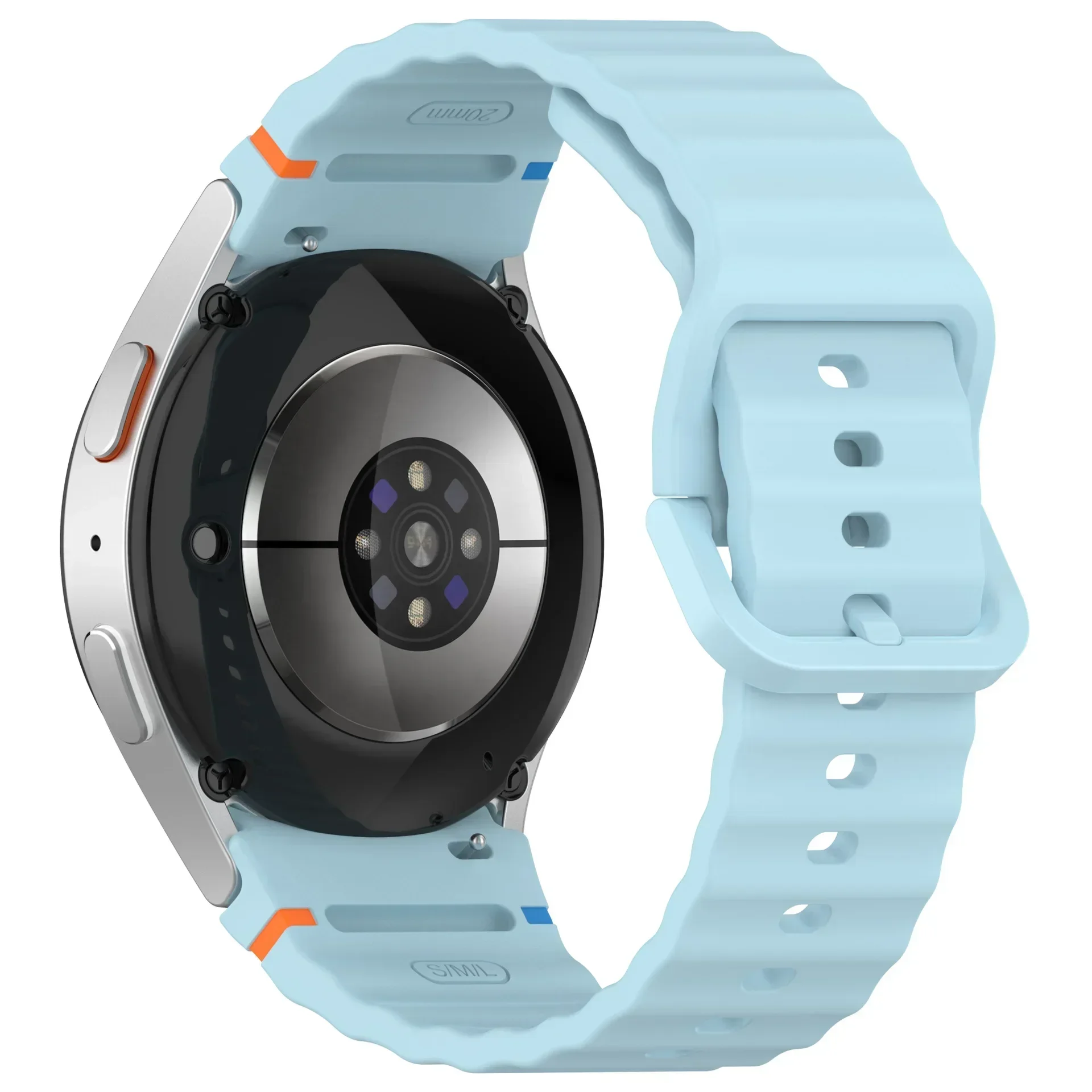 Enhanced Sport Silicone Watch Strap - Original Wristband for Samsung Galaxy Watches