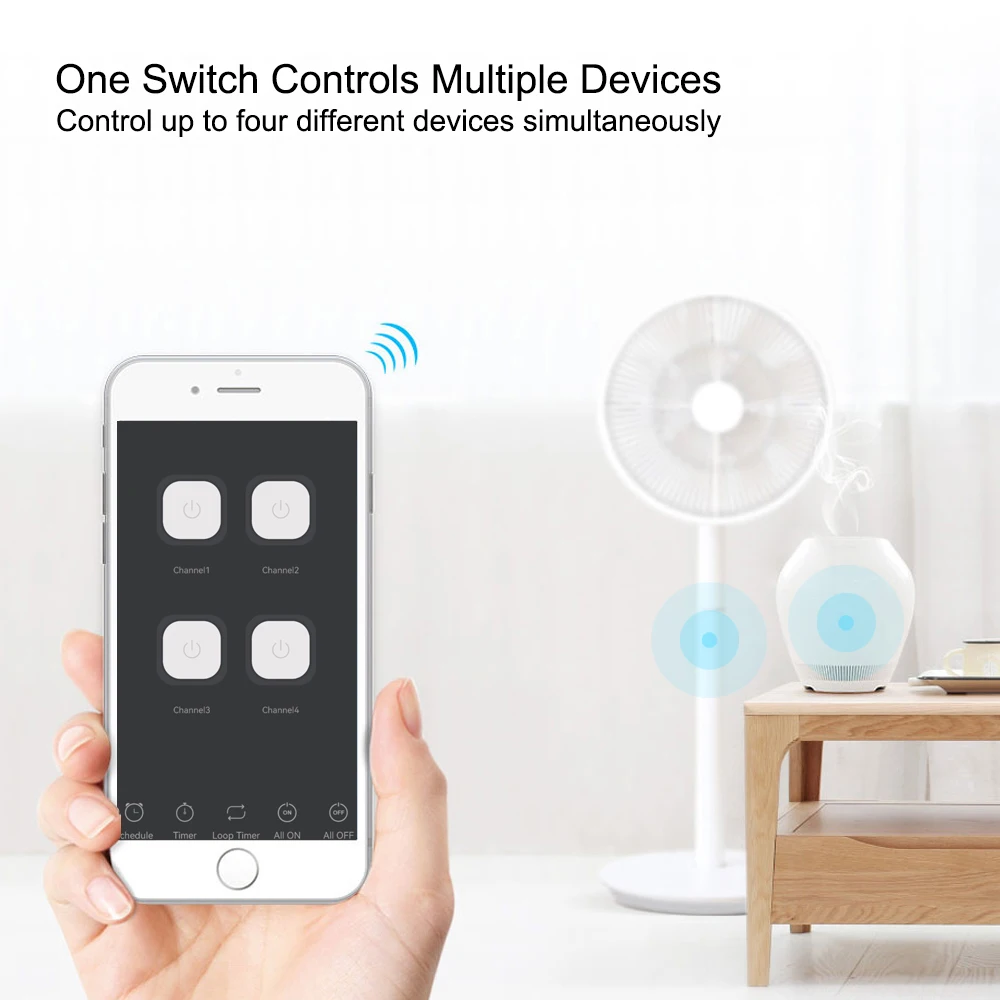 tuya smart télécommande sans fil wifi commutateur module rf récepteur relais pour alexa google home