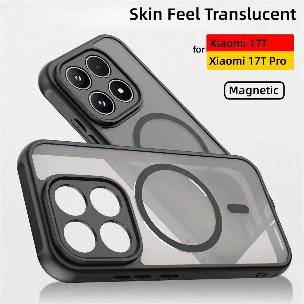Frosted Skin Feel Magnetic Shockproof Phone Case