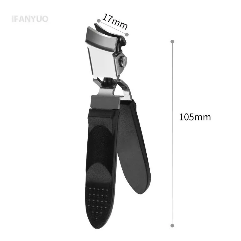 Nail Clipper Slanted Oblique Blade Ingrown Toenail Clipper Anti-Splash Wide Jaw Opening Hard Nails