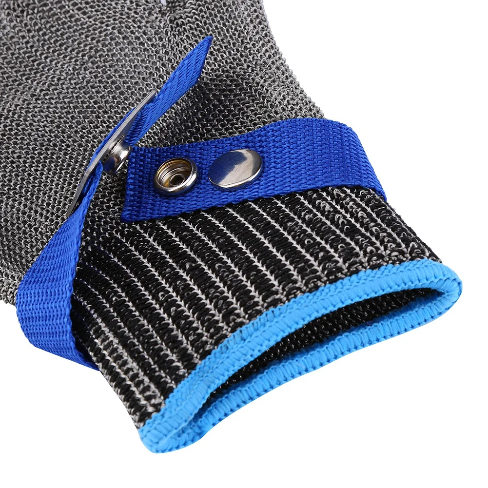 Butcher Glove Cut Proof Stab Resistant Stainless Steel Wire Metal Mesh Butcher Cotton Glove Cut Resistant Glove  Glove 6