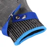 Butcher Glove Cut Proof Stab Resistant Stainless Steel Wire Metal Mesh Butcher Cotton Glove Cut Resistant Glove  Glove 6