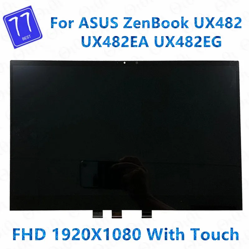

18100-1401 14,0 2021x482 IPS EDP ЖК-экран с сенсорным экраном для ASUS ZenBook Duo UX482 UX UX482EA UX482EG экран