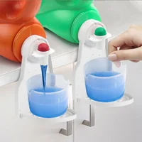 Houseeker 1PC Laundry Detergent Universal Organizer Soap Dish Accessories Drip Collector Cup Holder Fabric Softener Rack Spill 1