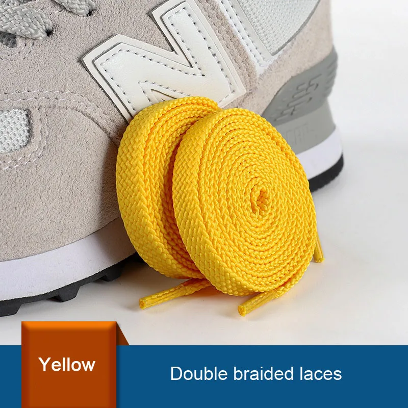 Premium Flat Shoelaces for Casual and Sports Shoes - Versatile Shoe Accessories