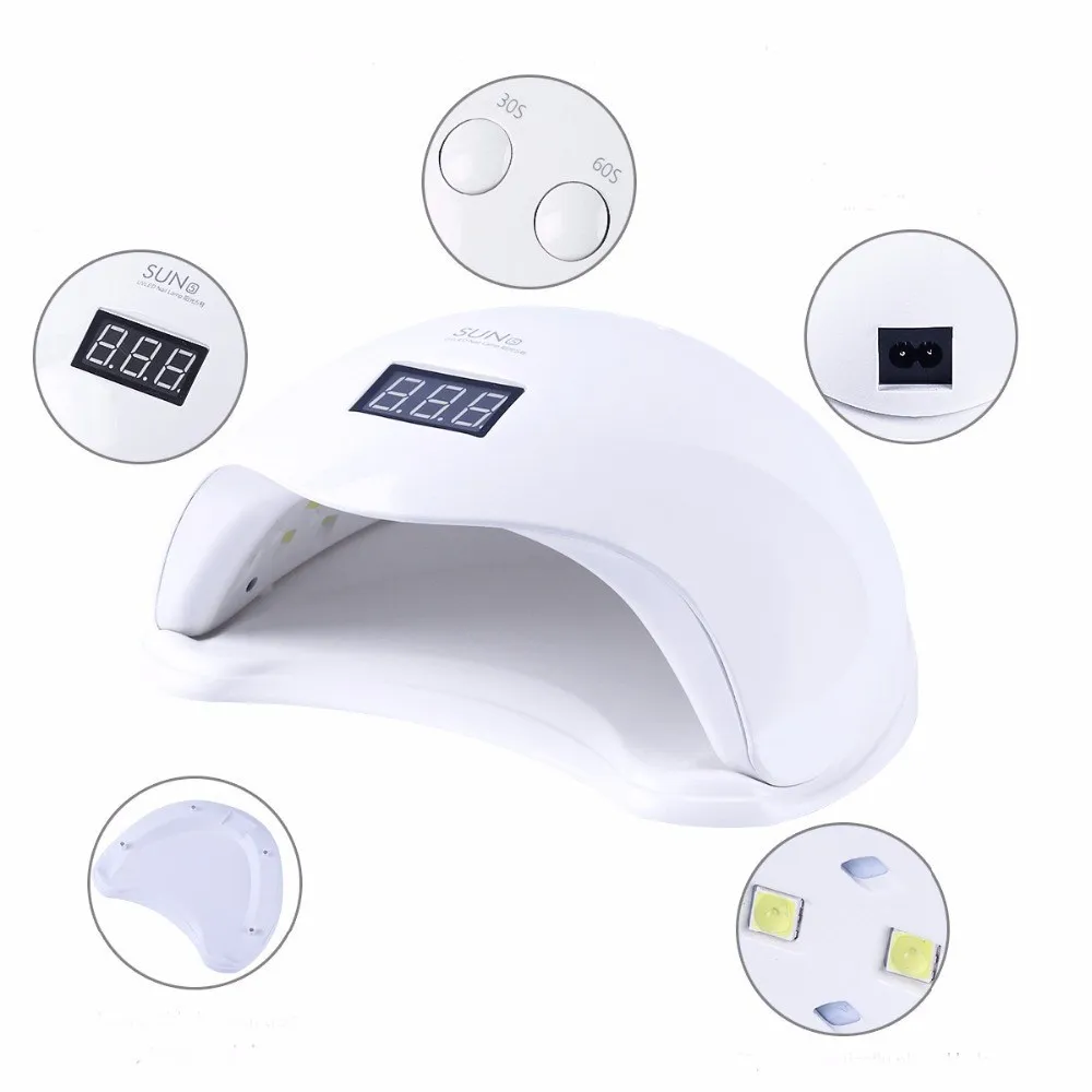 48w Sun5 LED UV Nail Lamp Automatic Turn on and off Sensor Professional Pedicure Manicure Dryer Light Machine LCD Display Screen