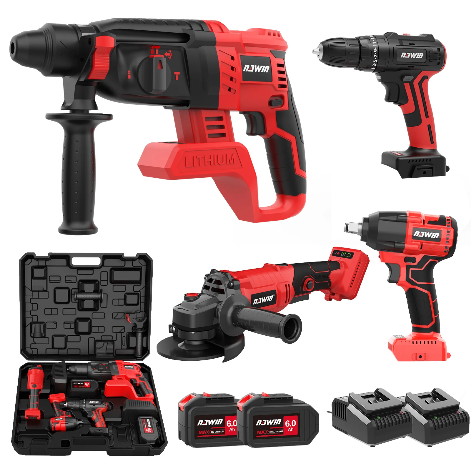 Ultra-low-cheap Super Electric Tool Bag 3/4 Pieces Electric Drill/Wrench/Hammer/Angle Grinder конструктор lego 76209 super heroes thors hammer