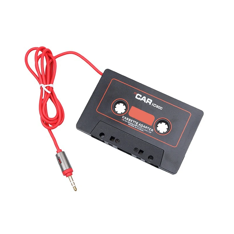 Car Cassette Tape Adapter Cassette Mp3 Player Converter 3.5mm Jack Plug For iPod For iPhone AUX Cable CD Player english learning tape walkman tape player cassette player am fm radio vintage tape player