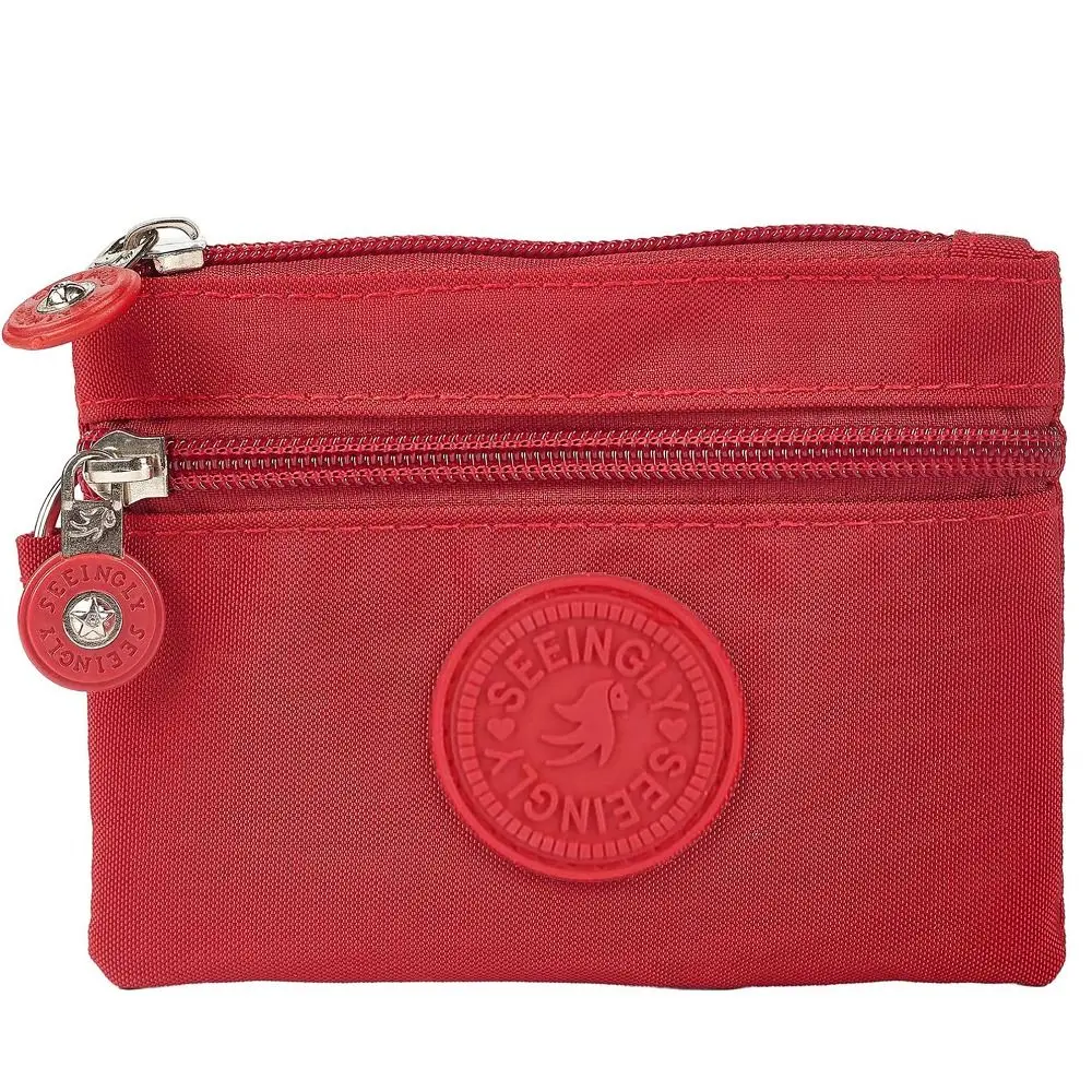 4 Mini Portamonete In Tela Vintage - Con Cerniera, Per Monete, Chiavi, Carte (Design Torre Eiffel E Altri) - Foto 7