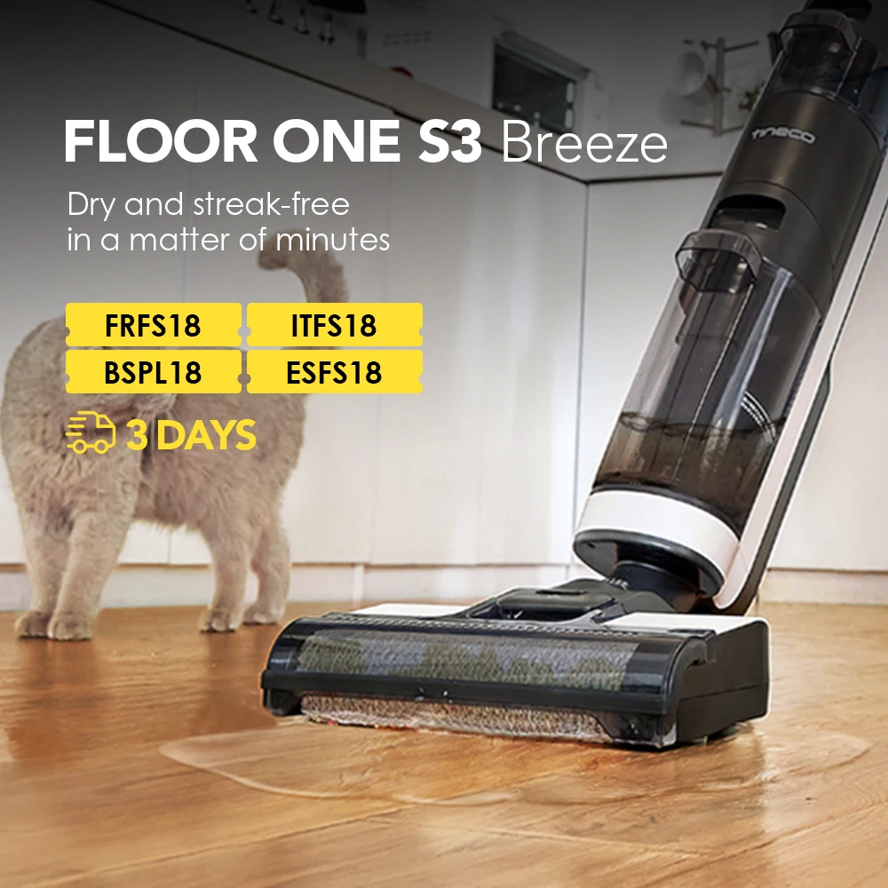 Tineco♡FLOOR ONE S3♡ Tineco FLOOR ONE S3: Cordless Floor Washer for Hard Floors