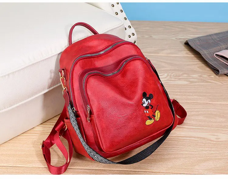 awesome stylish backpacks Disney Mickey Women's Quality Oxford Backpack Casual Small School Bag for Teenager Student Outdoor Bagpack Travel Shoulder Bag stylish backpacks for kid