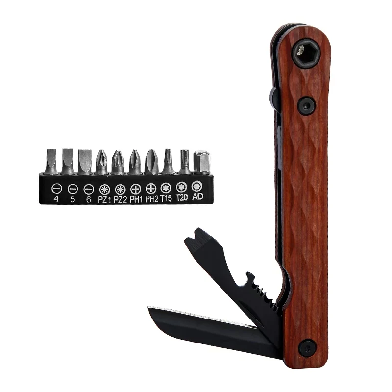 Multifunktionswerkzeuge: rechtwinkliger Ratschenschraubendreher, Ratschenschlüssel-Steckschlüsselsatz, magischer Steckschlüssel, EDC-Multitool-Klappmesser