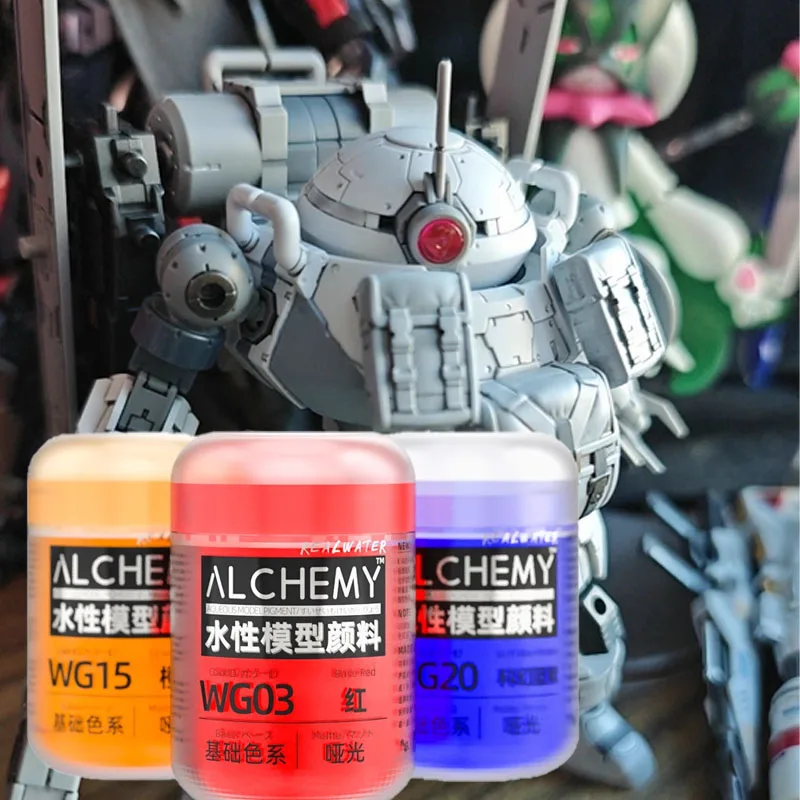 Waterbased Model Pigment Spray Coating Color for Gundam Model DIY