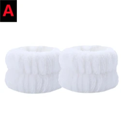 Reusable Spa Wristbands - Soft Microfiber Towels for Face Washing and Sports (A)
