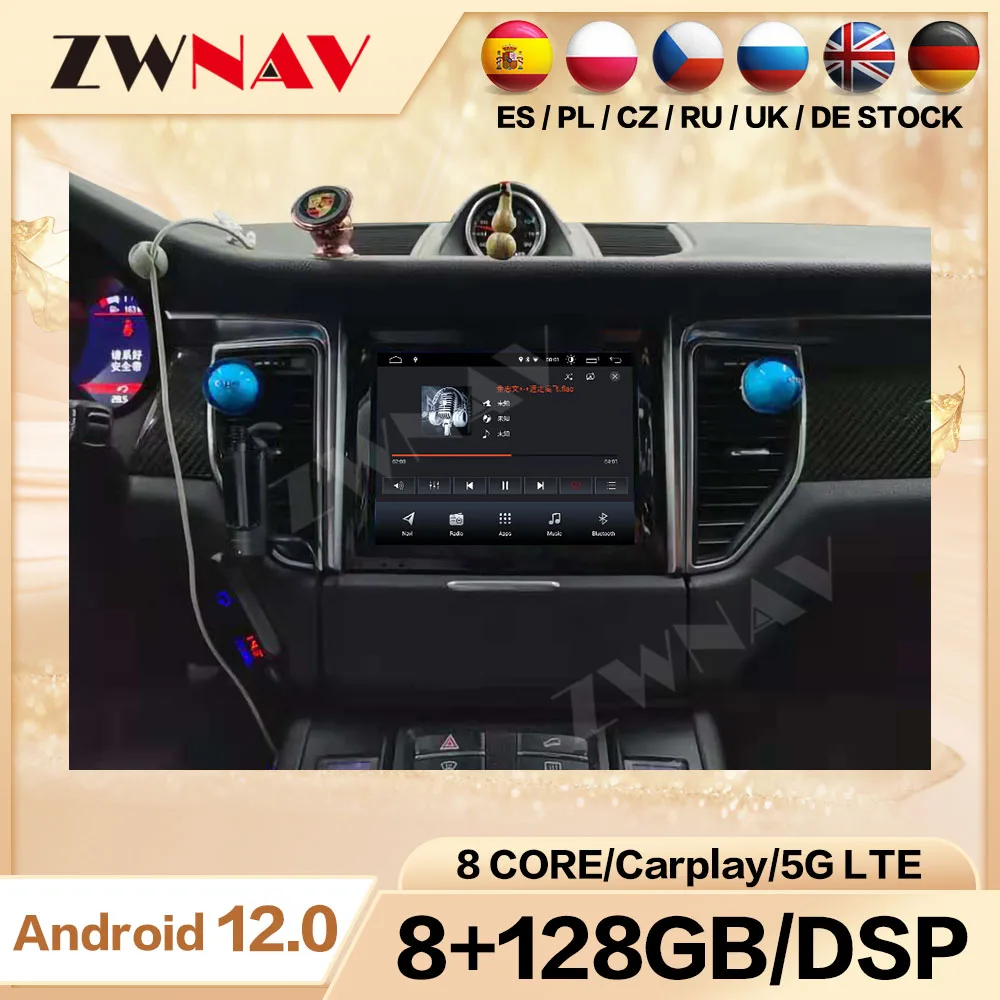 

For Porsche Macan 2014 2015 2016 Android Screen Player Audio Radio GPS Head Unit Auto Stereo Bluetooth Carplay Accessories DSP
