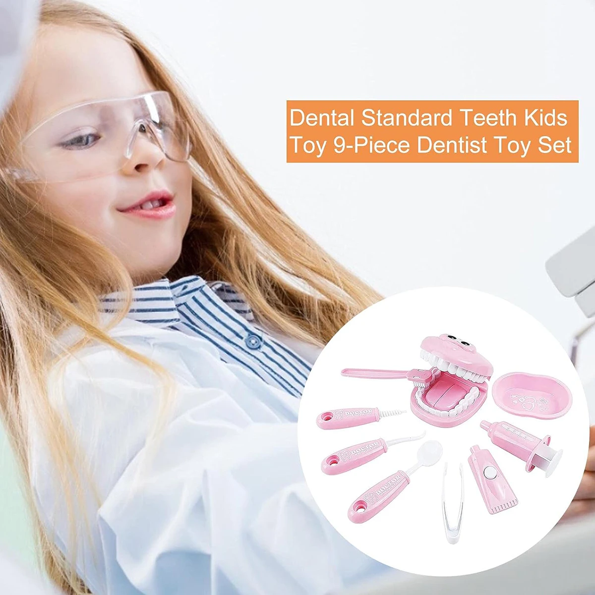 Montessori Educational Toys Children Early Learning Doctors Dentist Role Play Kits Kid Intelligence Brushing Tooth Teaching Aids 5